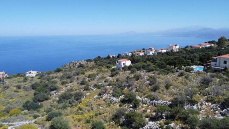 Kefalas Chania Kreta, Kefalas Chania: Großes Grundstück mit unverbautem Meer- und Bergblick zu verkaufen Grundstück kaufen